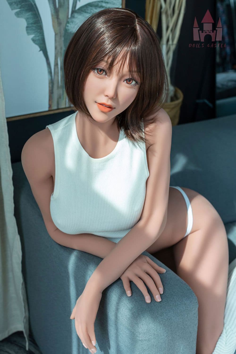 163cm/5ft4 大胸部溫柔純真逼真全 TPE 性愛娃娃 - Poppy 評論：Dolls Castle 的現貨美國模特