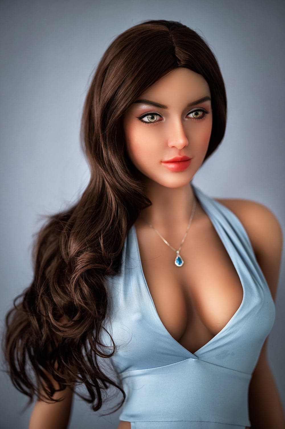 SY Doll 166cm/5ft5 甜美逼真性愛娃娃，長捲髮 - Oakley（美國現貨）