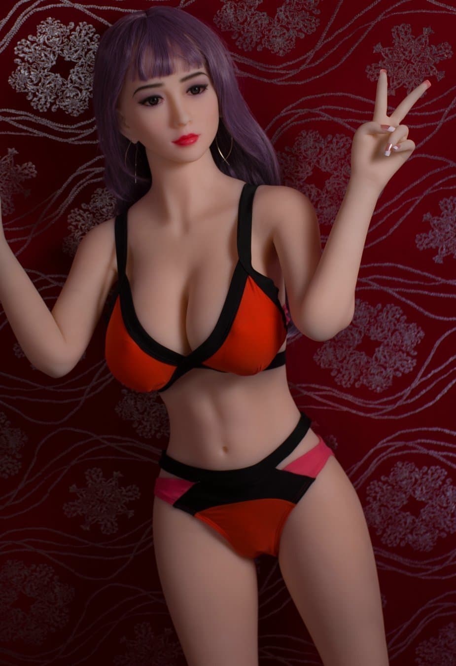 AF Doll 150cm 紫花：中國紫髮大胸青春型性愛娃娃評測