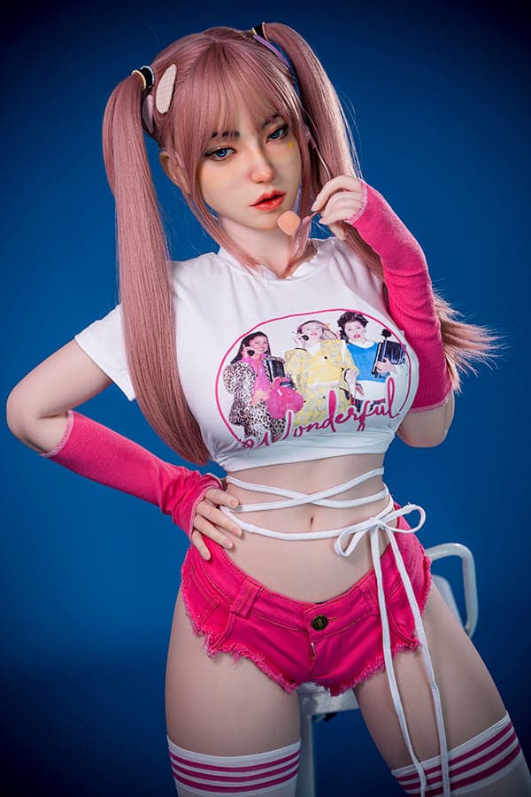 164cm/5ft5 巨乳俏皮粉髮潮人：逼真全矽膠性愛娃娃綜合評測 - Anne